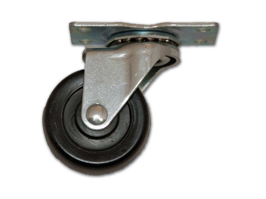2" Swivel Polyolefin Caster with Top Plate