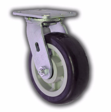 6" Swivel Caster Poly/Poly Wheel