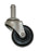 2" Swivel Rubber Caster with 7/16" x 1-7/16" Grip Ring Stem