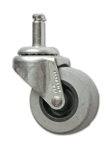 2" Swivel TPR Caster with 3/8" x 1" Grip Ring Stem