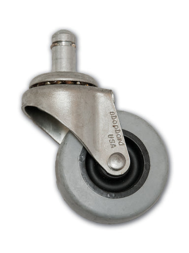2" Swivel TPR Caster with 7/16" x 7/8" Grip Ring Stem