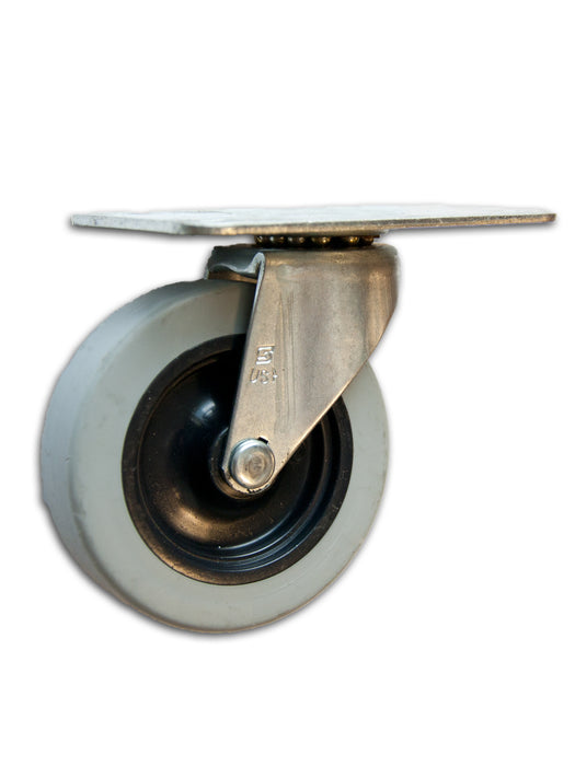 3" Swivel Polyurethane Caster with Top Plate